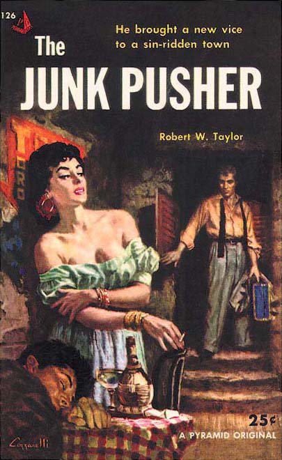 pulp fiction - פוסטרים כרזות ישנות The JUNK PUSHER