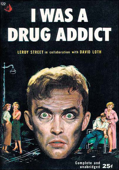 pulp fiction - פוסטרים כרזות ישנות I WAS A DRUG ADDICT