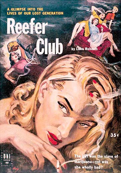 pulp fiction - פוסטרים כרזות ישנות Reefer Club